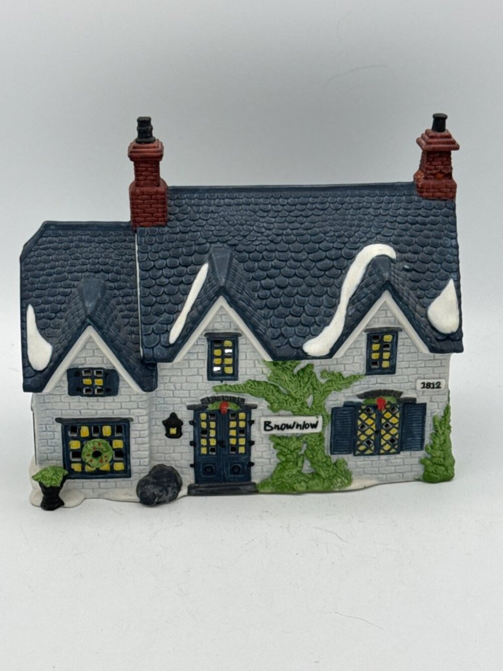 Department 56 Dickens Village Series Brownlow House 1990